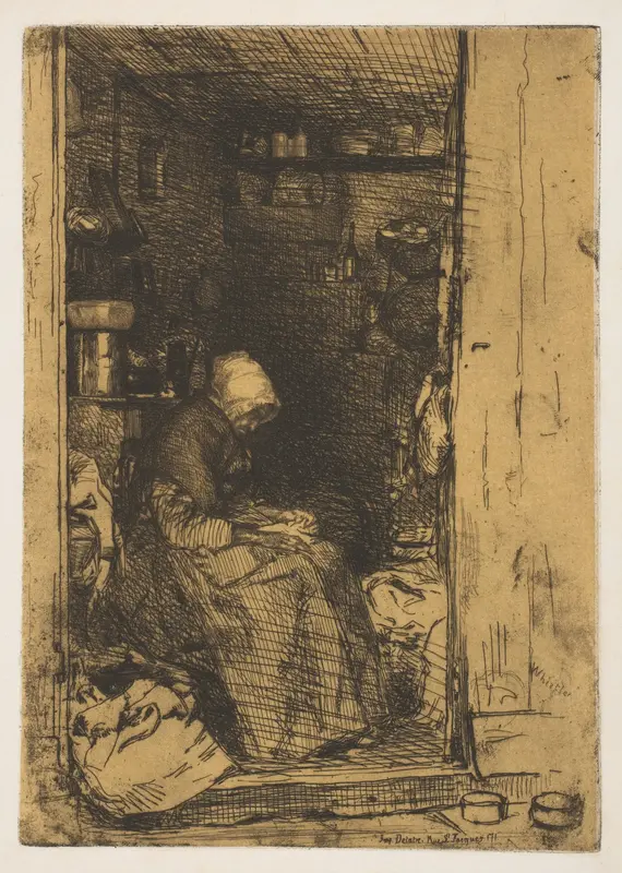 La Vielle aux Loques Wall Art by James McNeill Whistler - High-Resolution Digital Print