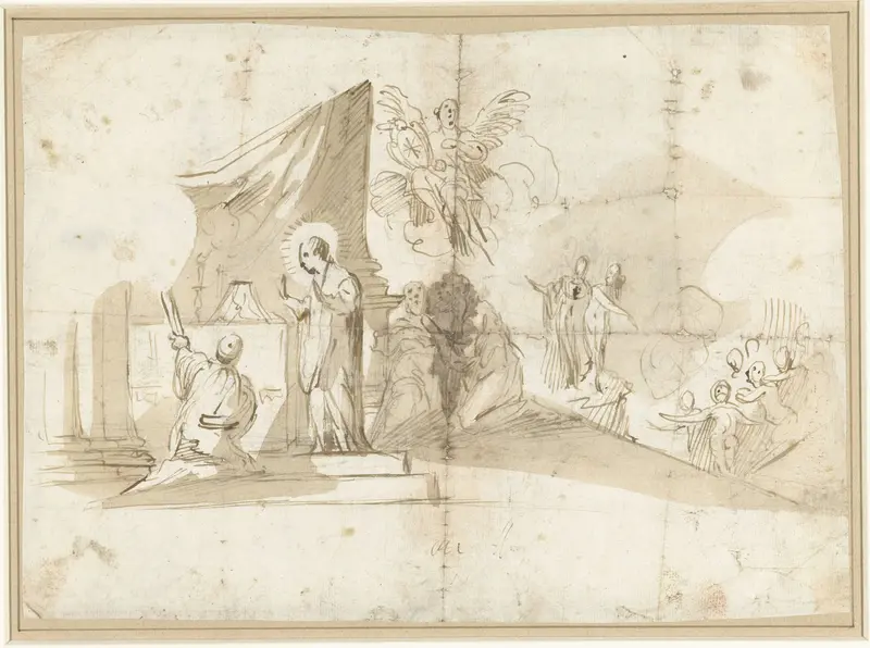 Laatste communie van een heilige Wall Art by Unknown - High-Resolution Digital Print