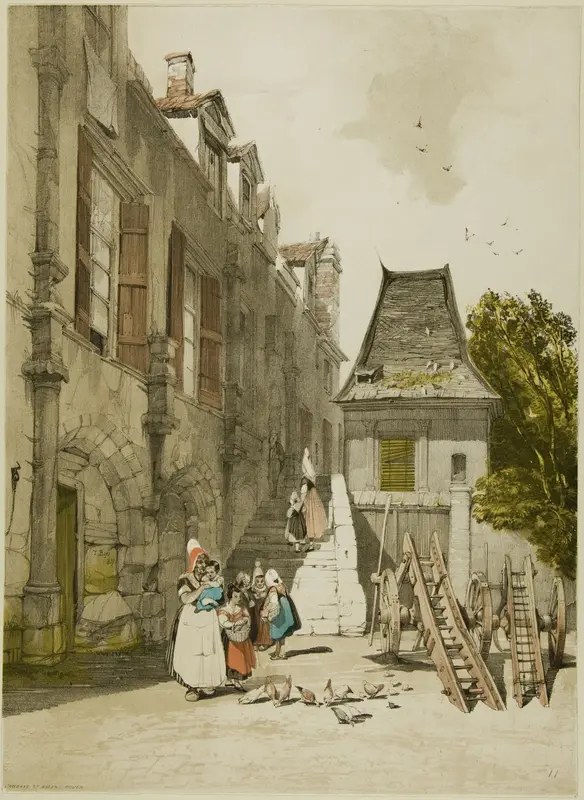 L'Abaye St. Amand, Rouen Wall Art by Thomas Shotter Boys - High-Resolution Digital Print