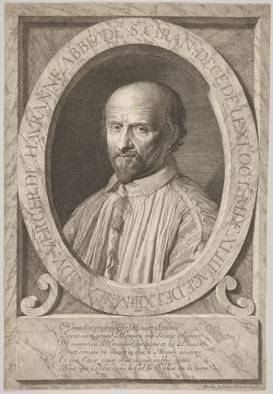 L'Abbé de Saint Cyran Wall Art by Jean Morin - High-Resolution Digital Print