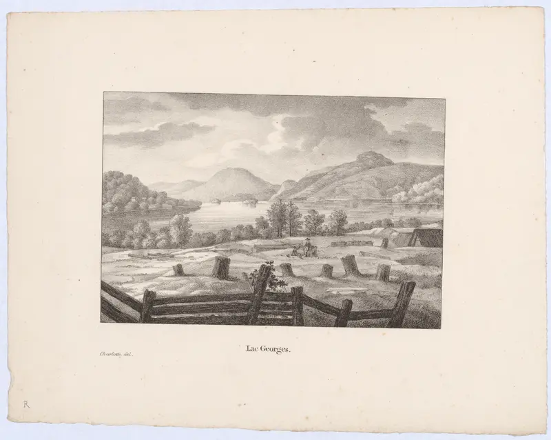 Lac Georges Wall Art by Charlotte Bonaparte - High-Resolution Digital Print