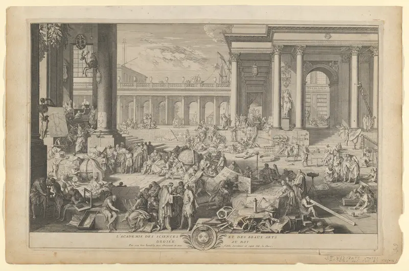 L'Académie des Sciences et des Beaux-Arts Wall Art by Sébastien Leclerc I - High-Resolution Digital Print