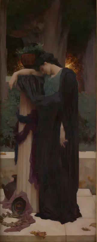 Lachrymae Wall Art by Frederic, Lord Leighton - High-Resolution Digital Print