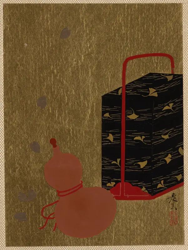Lacquer Box and Gourd