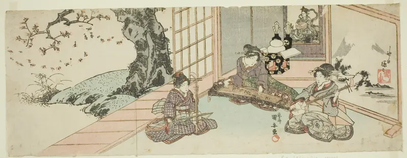 Ladies Playing Instruments