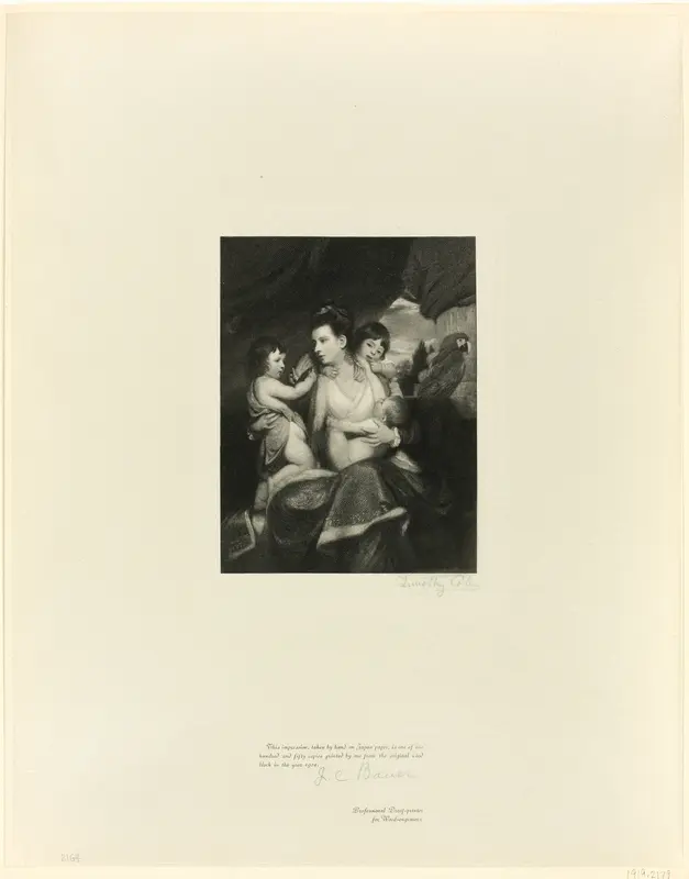 Lady Cockburn and family, from Old English Masters
