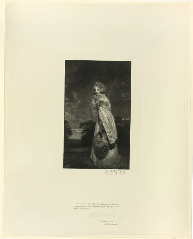 Lady Derby (Miss Farren), from Old English Masters