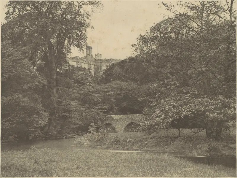 Lady Dorothy's Bridge, Haddon Hall Wall Art by George Bankart - High-Resolution Digital Print