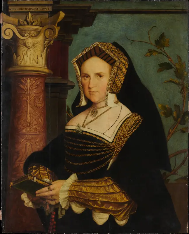 Lady Guildford (Mary Wotton, 1499–1558) Wall Art by Hans Holbein the Younger - High-Resolution Digital Print