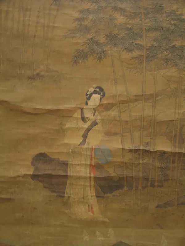 Lady in a Bamboo Grove after Qiu Ying Wall Art by Shen Shuo - High-Resolution Digital Print