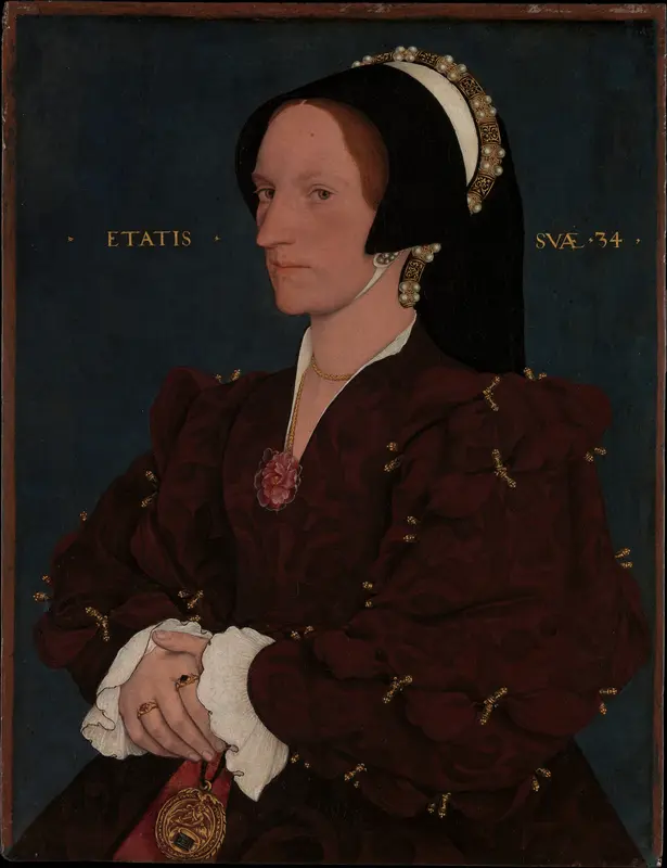 Lady Lee (Margaret Wyatt, born about 1509) Wall Art by Hans Holbein the Younger - High-Resolution Digital Print