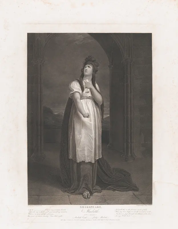 Lady Macbeth (Shakespeare, Macbeth, Act 1, Scene 5) Wall Art by James Parker - High-Resolution Digital Print