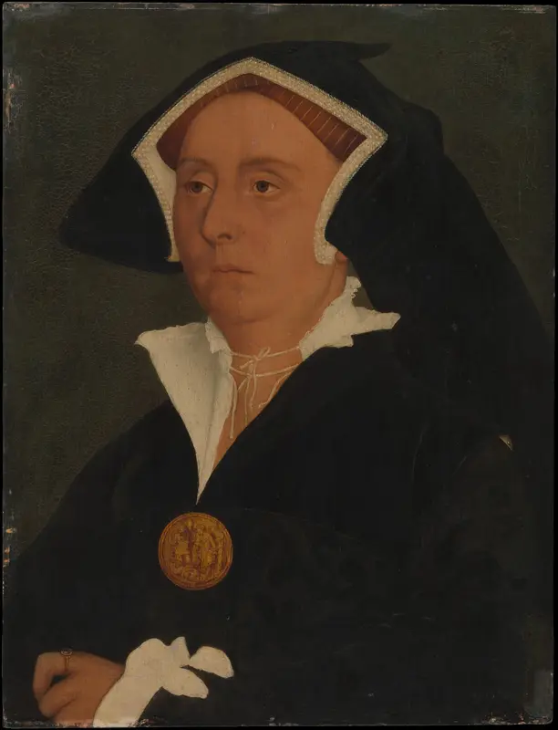 Lady Rich (Elizabeth Jenks, died 1558) Wall Art by Hans Holbein the Younger - High-Resolution Digital Print