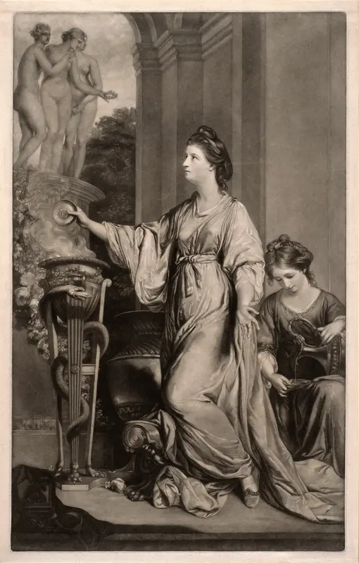 Lady Sarah Bunbury Wall Art by Edward Fisher - High-Resolution Digital Print