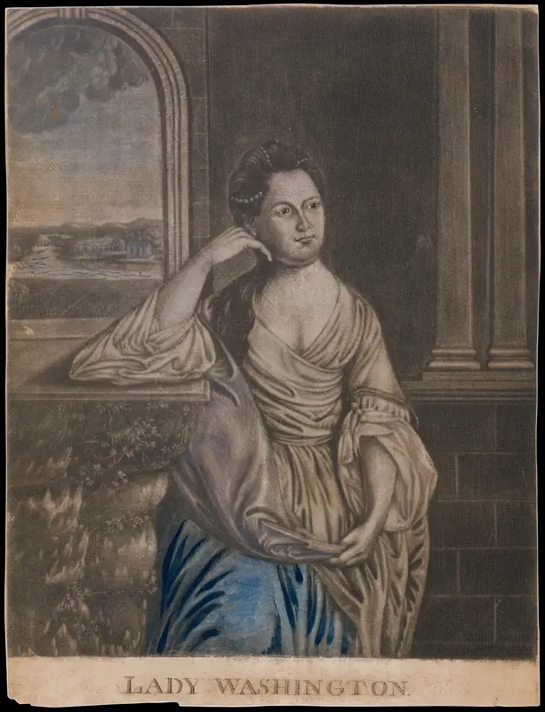 Lady Washington Wall Art by Joseph Hiller, Sr. - High-Resolution Digital Print