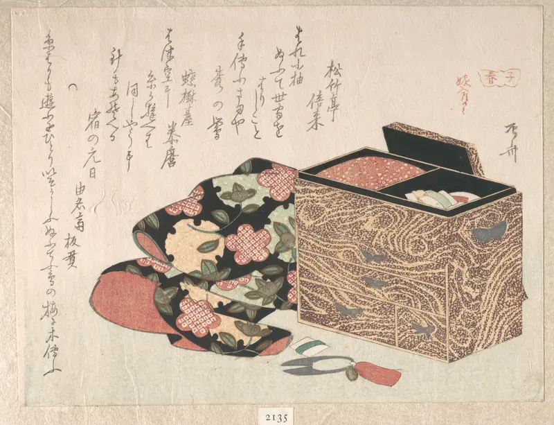 Lady's Work-Box and Bed Clothing