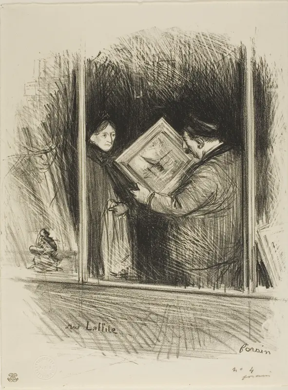 Laffitte Street Wall Art by Jean Louis Forain - High-Resolution Digital Print