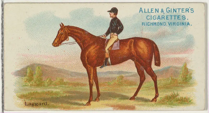 Laggard, from The World's Racers series (N32) for Allen & Ginter Cigarettes Wall Art by Allen & Ginter - High-Resolution Digital Print