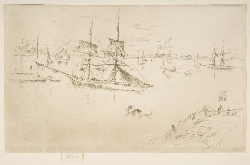 Lagoon: Noon Wall Art by James McNeill Whistler - High-Resolution Digital Print