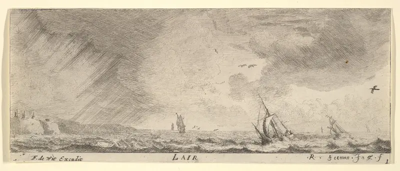 L'Air, from The Elements Wall Art by Reinier Nooms, called Zeeman - High-Resolution Digital Print