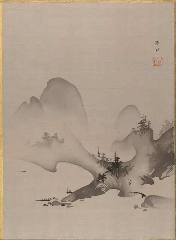 Lake and Mountains Wall Art by Hashimoto Gahō - High-Resolution Digital Print