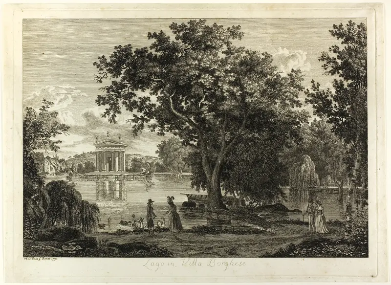 Lake in Villa Borghese
