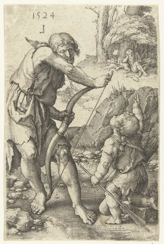 Lamech en Kaïn Wall Art by Unknown - High-Resolution Digital Print