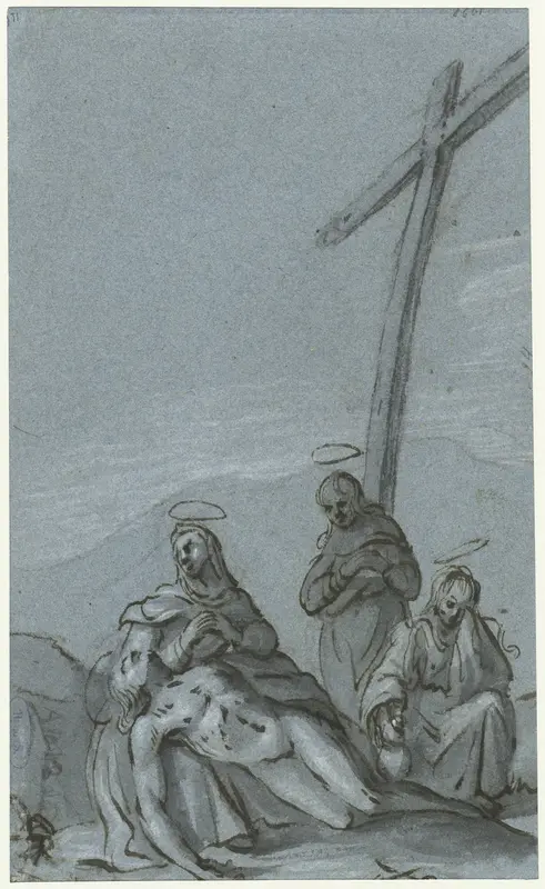 Lamentation Wall Art by Moses ter Borch - High-Resolution Digital Print