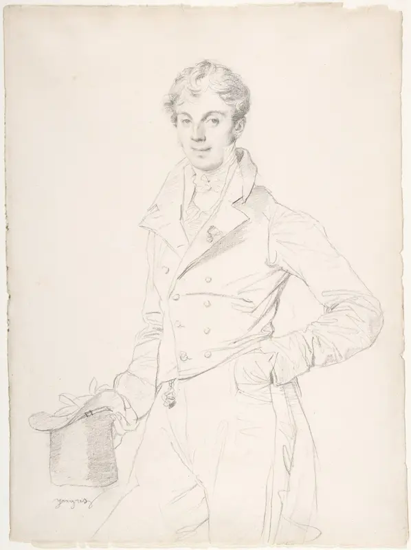 Lancelot-Théodore, comte Turpin de Crissé Wall Art by Jean Auguste Dominique Ingres - High-Resolution Digital Print