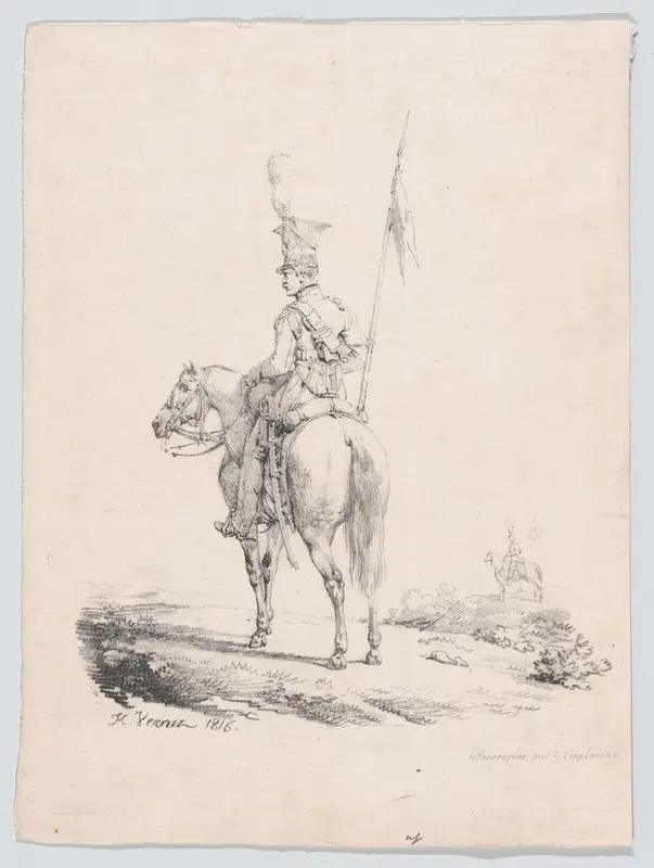 Lancer Wall Art by Horace Vernet - High-Resolution Digital Print