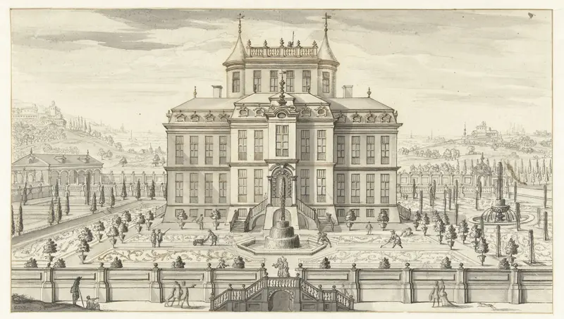 Landhuis met park Wall Art by Guillaume de Bruijn - High-Resolution Digital Print