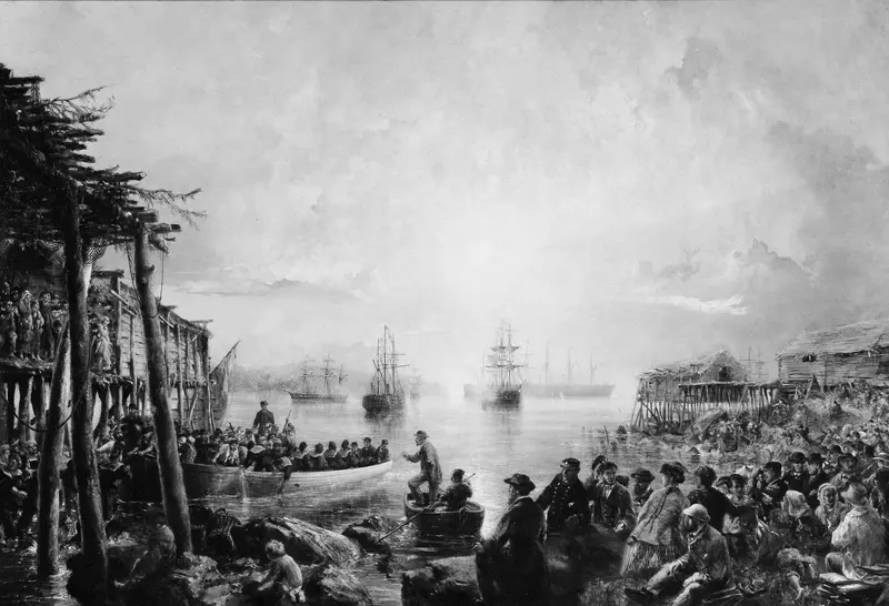 Landing at Newfoundland Wall Art by Robert Charles Dudley - High-Resolution Digital Print