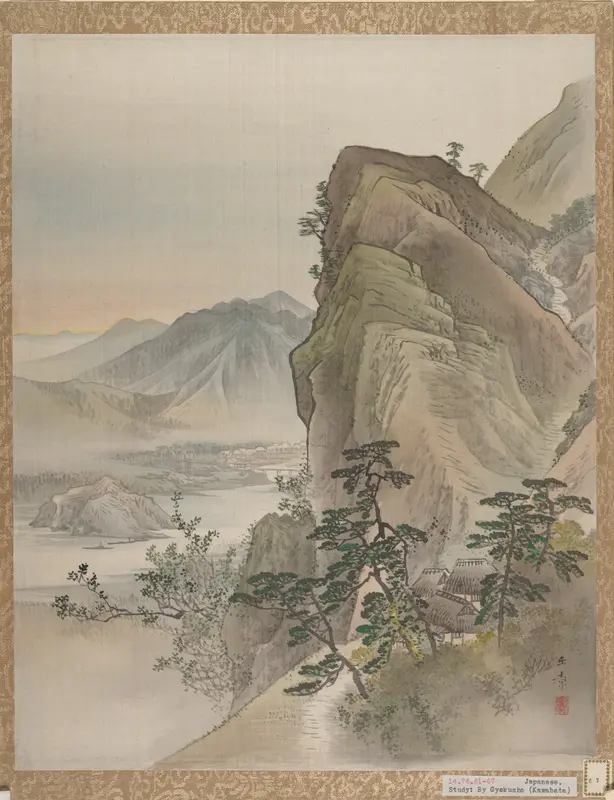 Landscape Wall Art by Kawabata Gyokushō - High-Resolution Digital Print