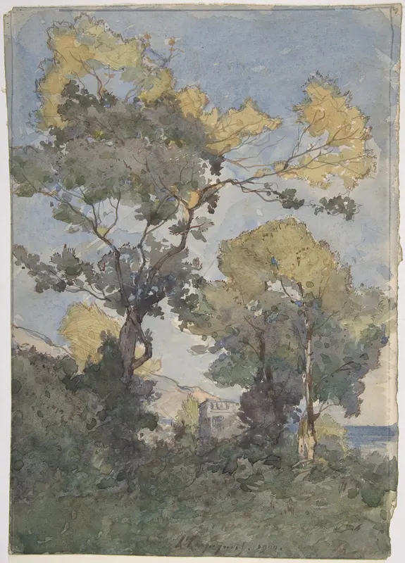 Landscape Wall Art by Henri-Joseph Harpignies - High-Resolution Digital Print