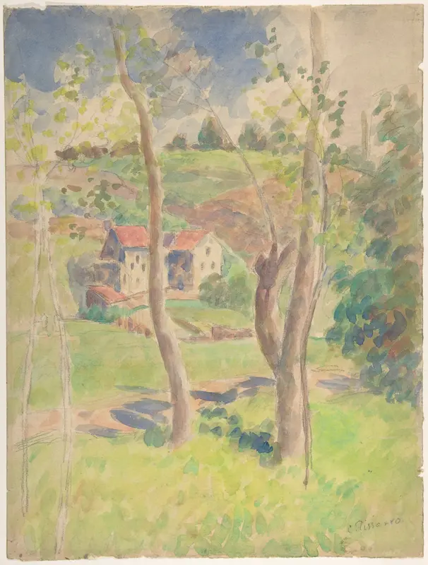 Landscape Wall Art by Camille Pissarro - High-Resolution Digital Print