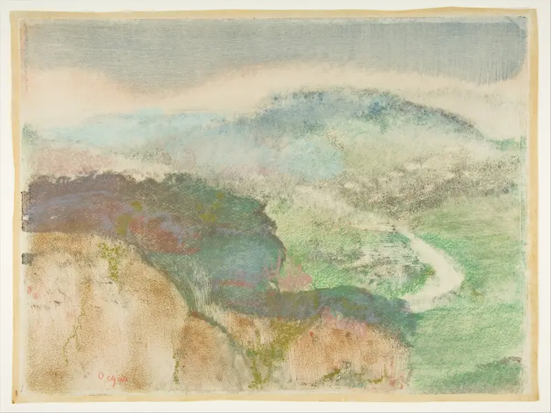 Landscape Wall Art by Edgar Degas - High-Resolution Digital Print