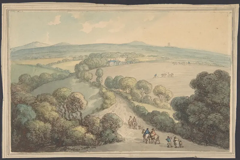 Landscape Wall Art by Thomas Rowlandson - High-Resolution Digital Print