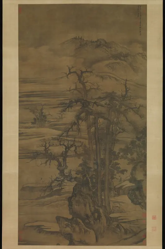Landscape after a poem by Wang Wei Wall Art by Tang Di - High-Resolution Digital Print