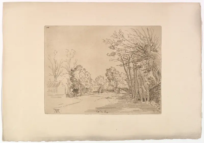 Landscape after Dürer Wall Art by Anne Claude Philippe de Tubières, comte de Caylus - High-Resolution Digital Print