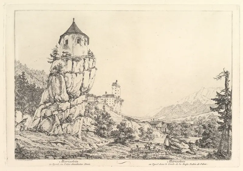 Landscape, Mariastein in Tyrol Wall Art by Johann Christoph Erhard - High-Resolution Digital Print