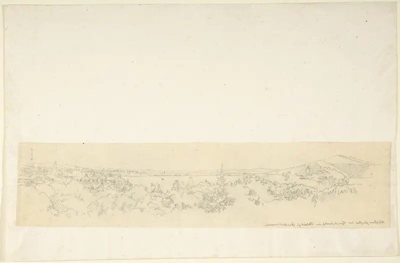 Landscape near Constantinople Wall Art by Franz von Hauslab the Younger - High-Resolution Digital Print