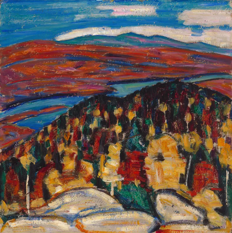 Landscape no. 26 Wall Art by Marsden Hartley - High-Resolution Digital Print