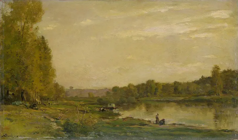 Landscape on the Oise Wall Art by Unknown - High-Resolution Digital Print
