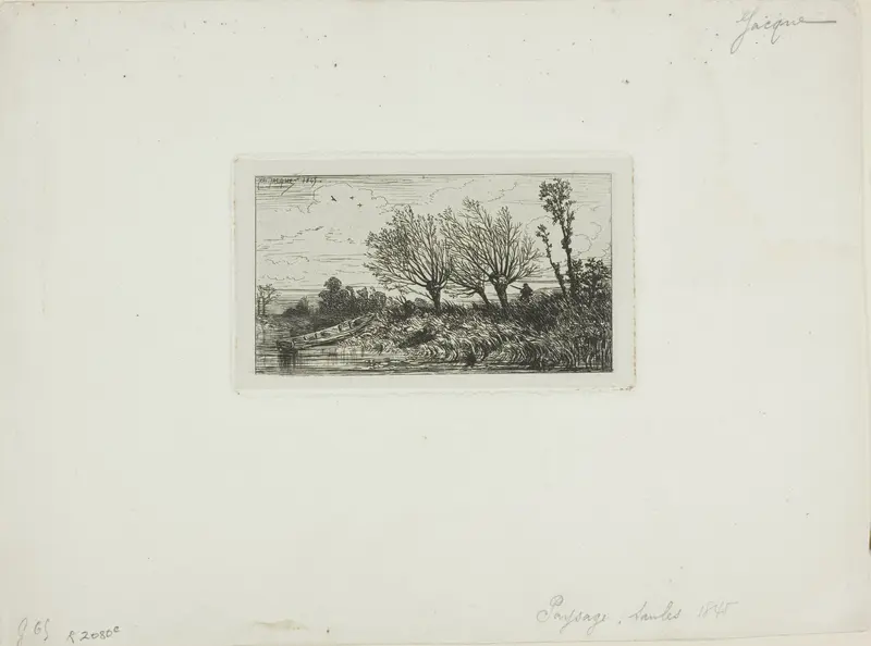 Landscape, Willow Trees