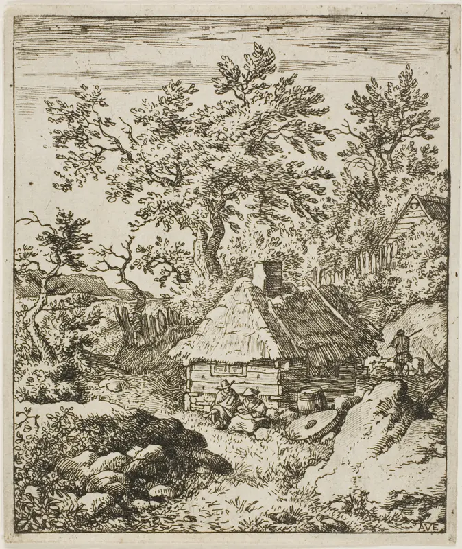Landscape with a Millstone Wall Art by Allaert van Everdingen - High-Resolution Digital Print