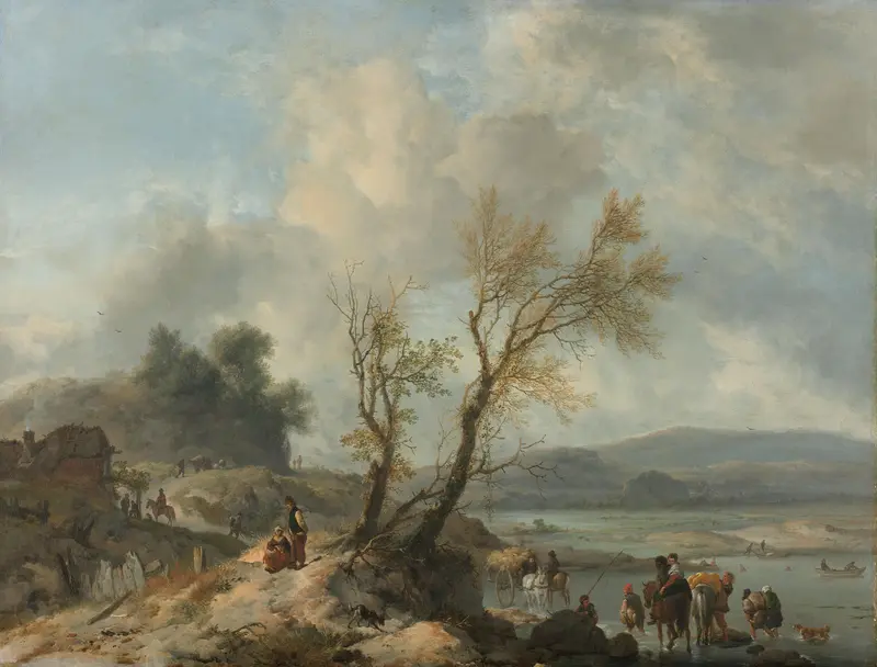 Landscape with a Sandy Path Wall Art by Unknown - High-Resolution Digital Print