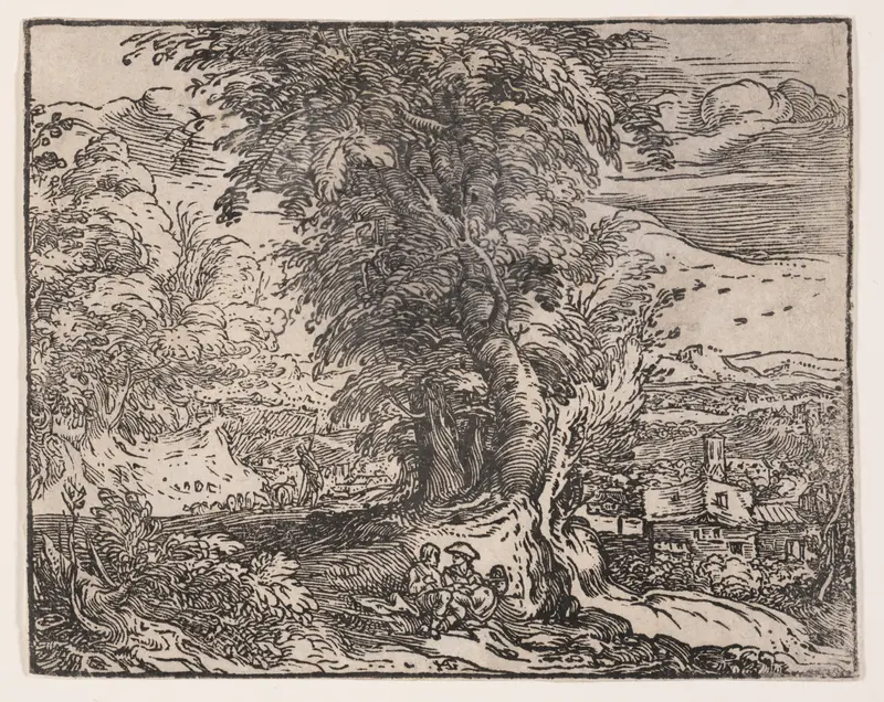 Landscape with a Shepherd Couple