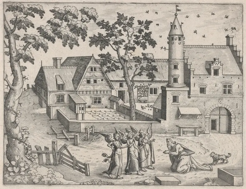 Landscape with Abraham and Three Angels