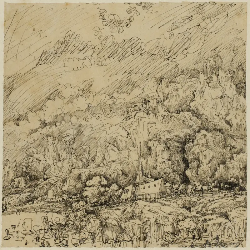 Landscape with an Old Church