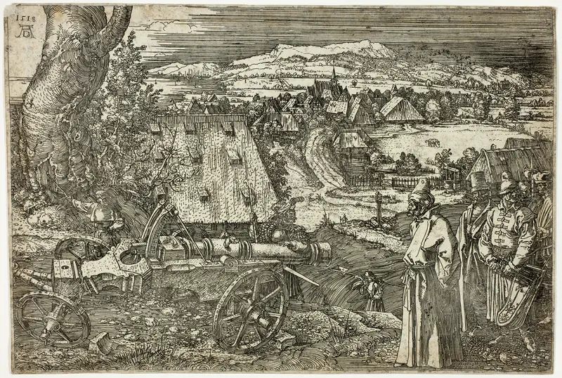 Landscape with Cannon